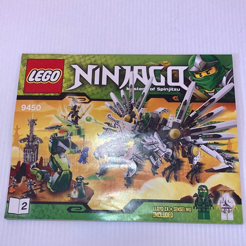 LEGO Ninjago 9450 Master of Spinjitzu Booklet manual only‎